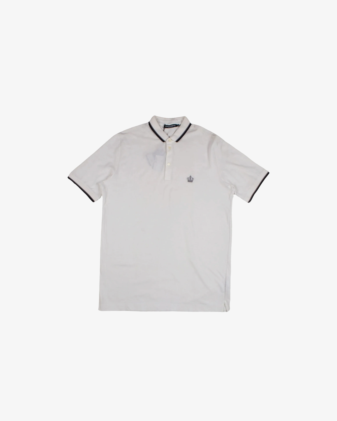 Dolce & Gabbana Crown embroidery polo shirt