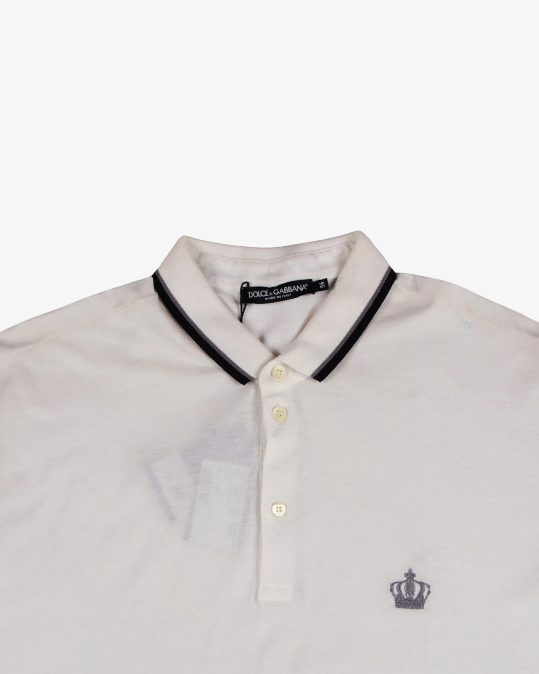 Dolce & Gabbana Crown embroidery polo shirt