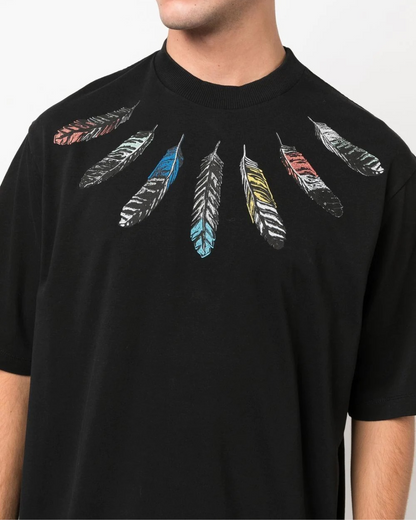 Marcelo Burlon Collar Feathers T-Shirt