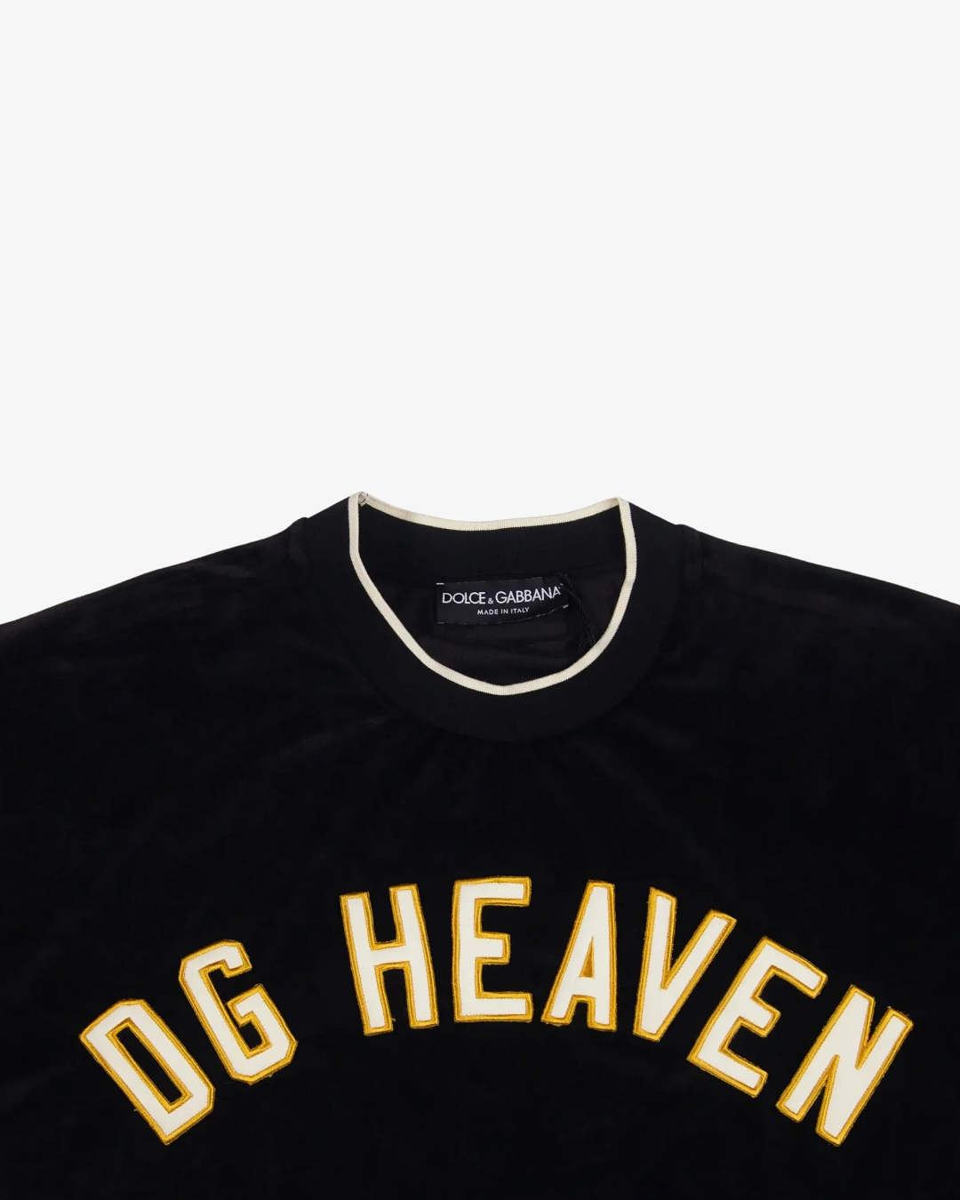 Dolce & Gabbana DG Heaven Suede T-shirt