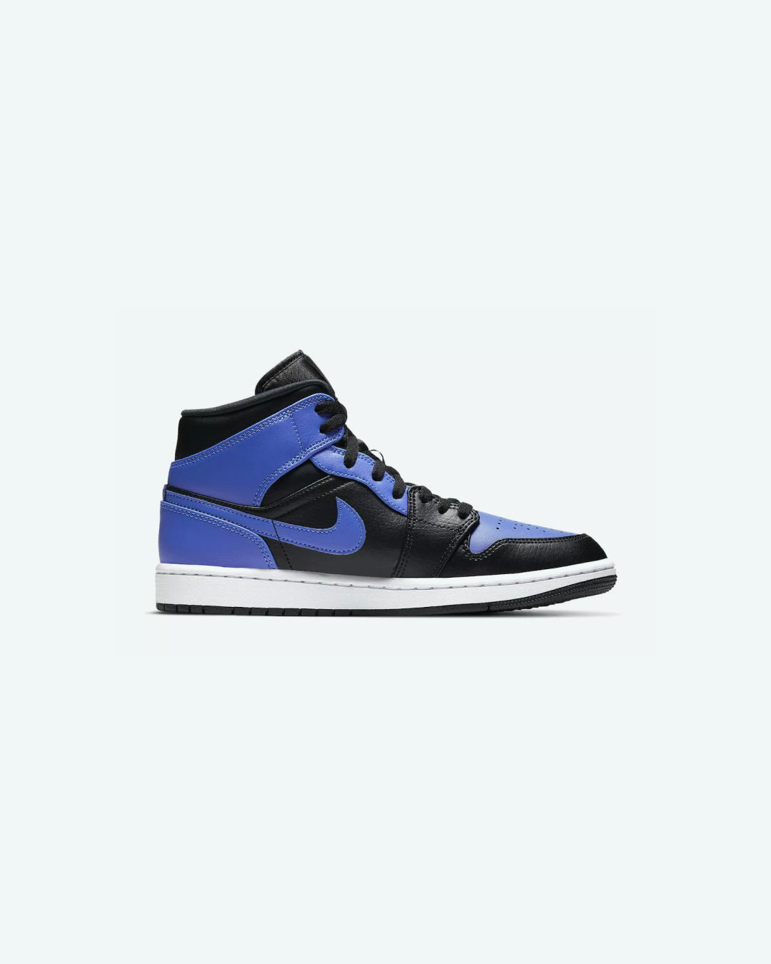 Nike Air Jordan 1 Mid Hyper Royal Black White