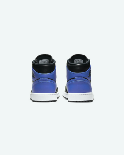 Nike Air Jordan 1 Mid Hyper Royal Black White