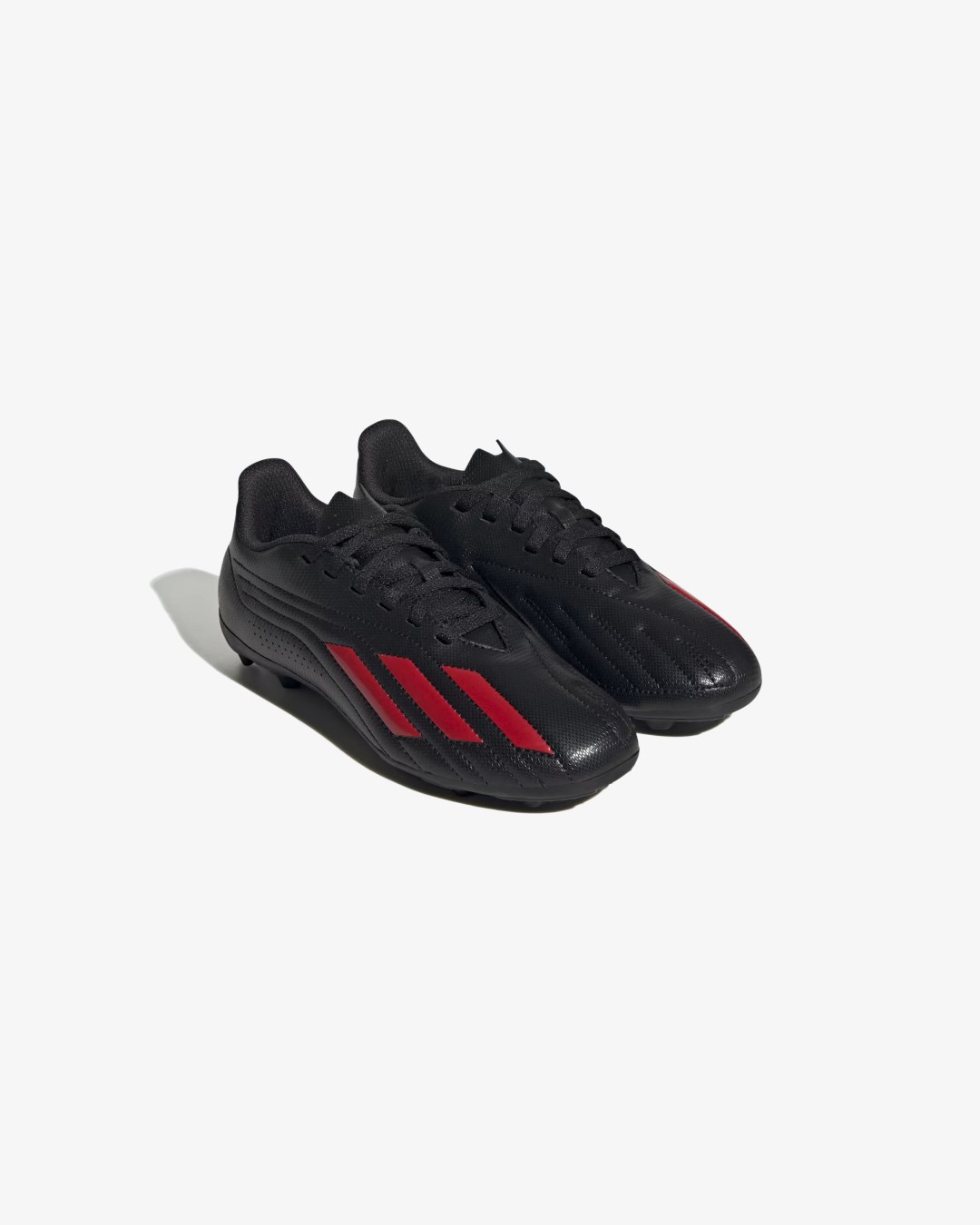 Adidas Deportivo II Flexible Ground Boots In Core Black And Red