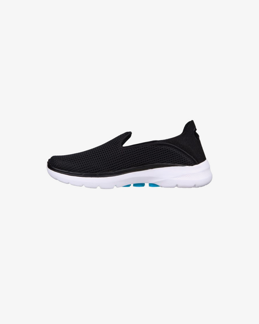 Skechers Go Walk 6 In Black And White Sneakers