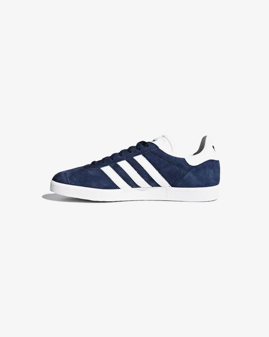 Adidas Originals Gazelle Collegiate Navy White Gold Metallic Sneakers