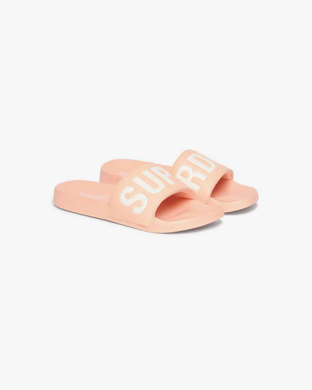 Super Dry Vegan Core Sliders In Peach