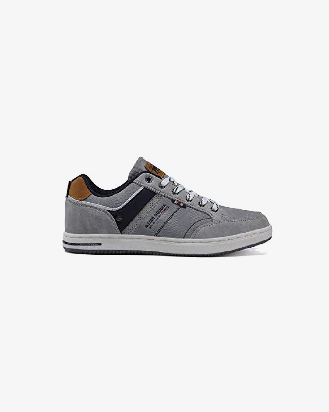 Arrigo Bello Casual Lace Up Shoe In Grey Sneakers