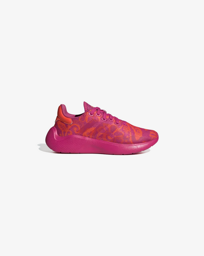 Adidas Pure Motion 2.0 Tennis Shoe In Bahia Magenta And Semi Solar Red