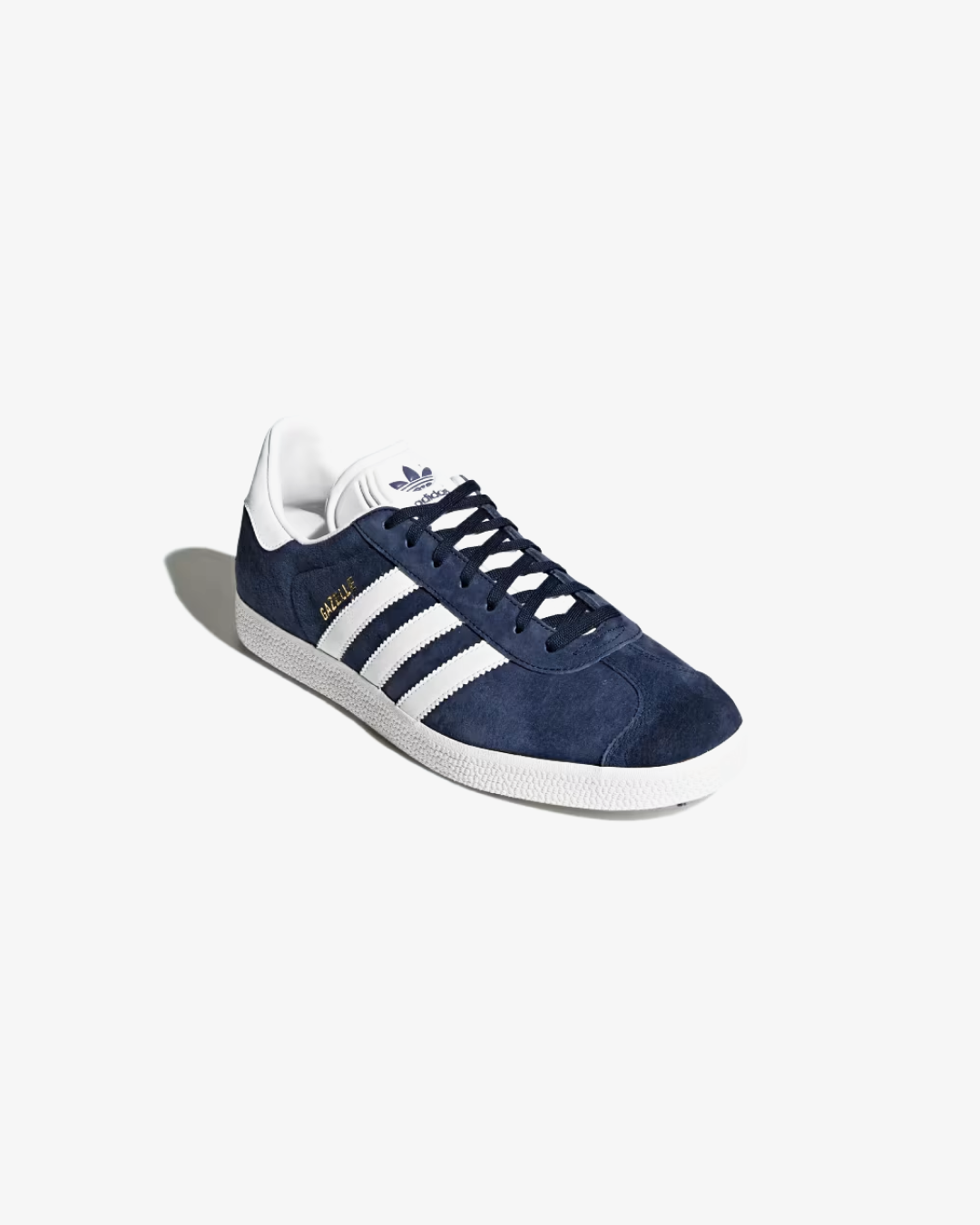 Adidas Originals Gazelle Collegiate Navy White Gold Metallic Sneakers