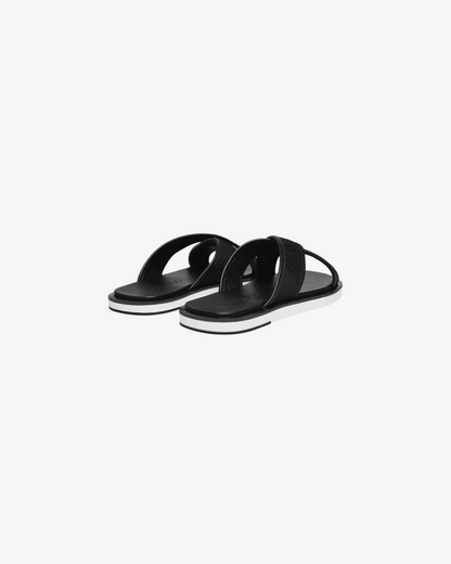 Jimmy Choo Palmo Logo Webbing Sandals