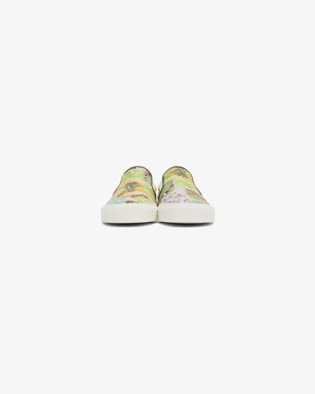 Amiri Multicolor Hawaiian Reconstructed Slip-On Sneakers