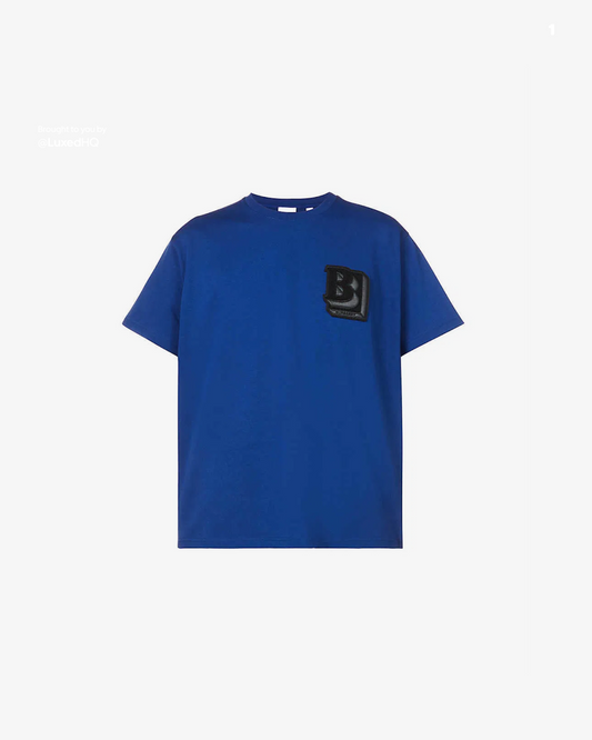 Burberry Elliott Logo T-Shirt - Oceanic Blue